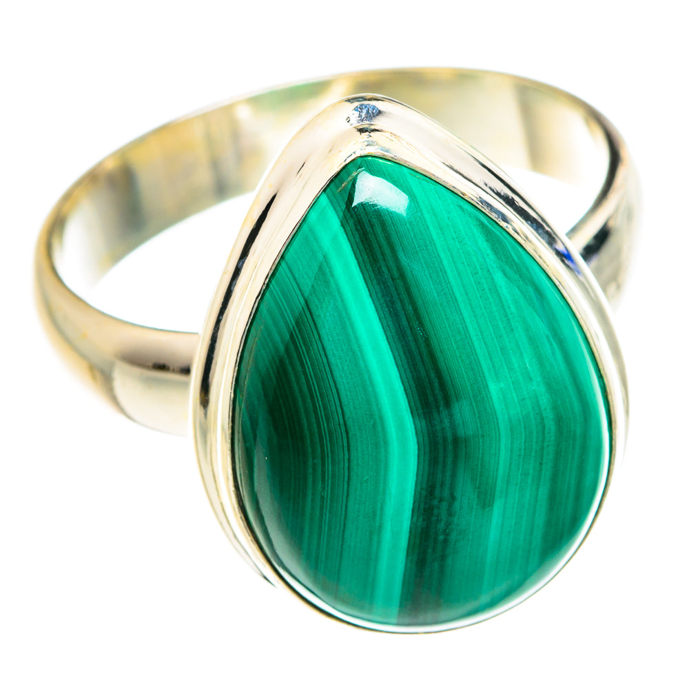 Malachite Rings handcrafted by Anasilvercos - RING76892