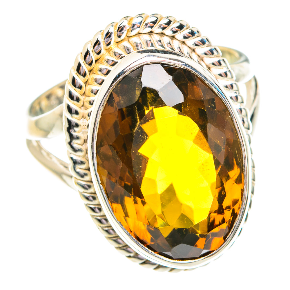 Mandarin Citrine Rings handcrafted by Anasilvercos - RING76893
