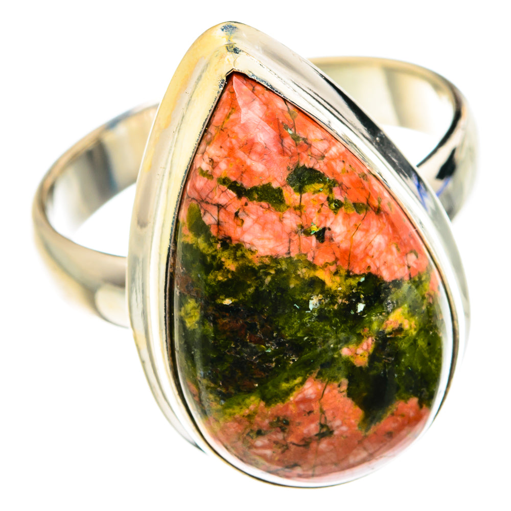 Unakite Rings handcrafted by Anasilvercos - RING76917