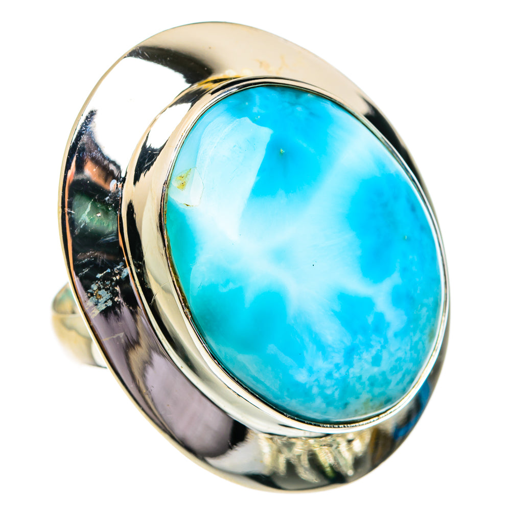 Larimar Rings handcrafted by Anasilvercos - RING76926