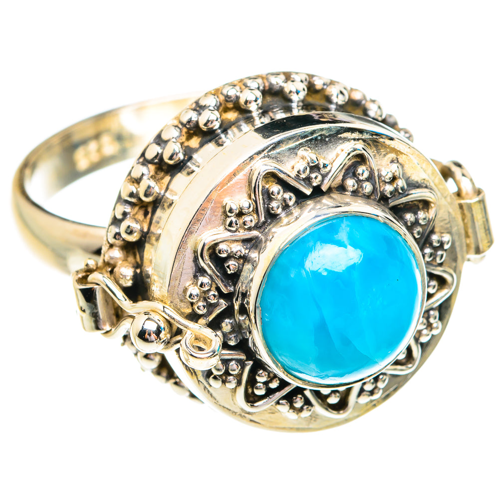 Larimar Rings handcrafted by Anasilvercos - RING76928