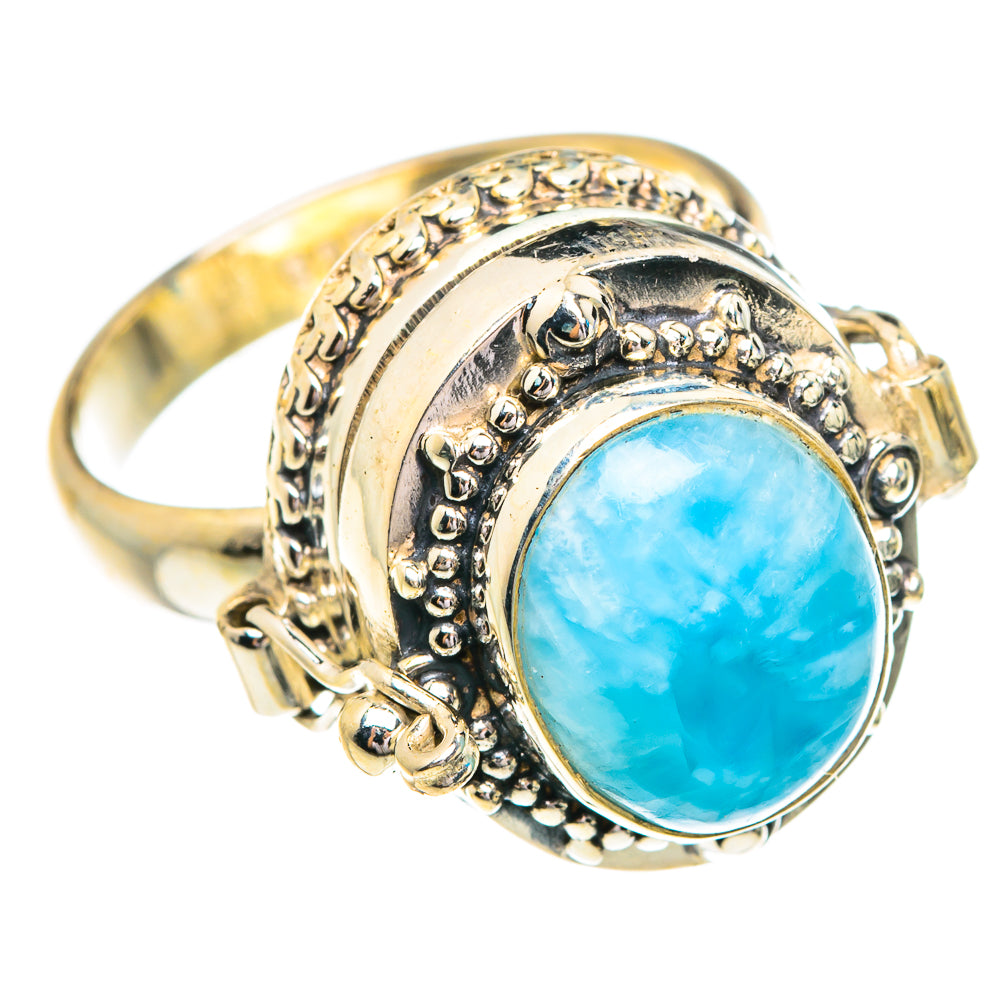 Larimar Rings handcrafted by Anasilvercos - RING76929
