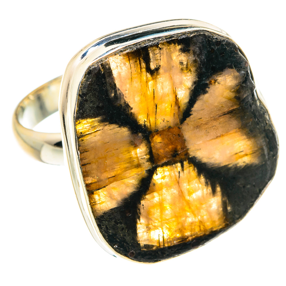 Chiastolite Rings handcrafted by Anasilvercos - RING76935