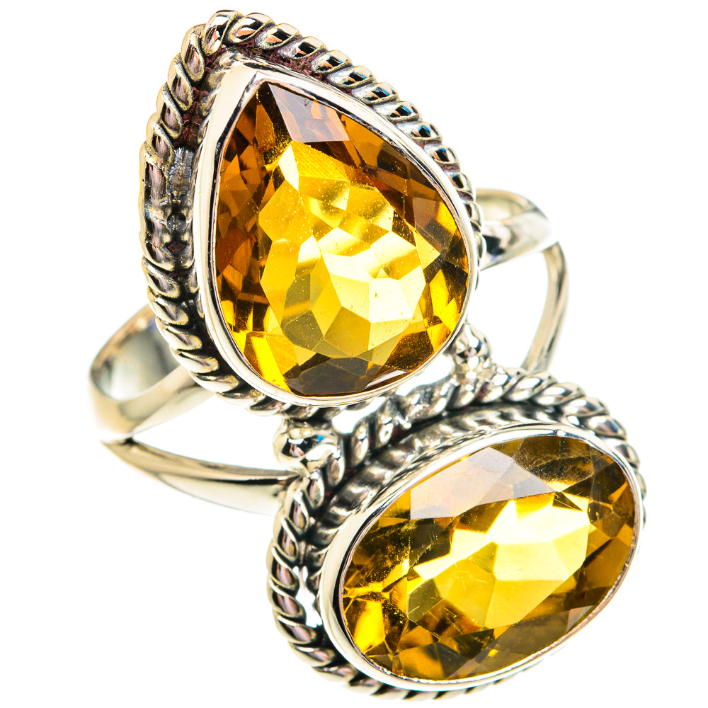 Mandarin Citrine Rings handcrafted by Anasilvercos - RING76936