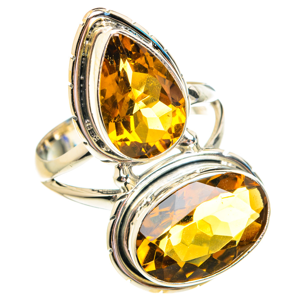 Mandarin Citrine Rings handcrafted by Anasilvercos - RING76937