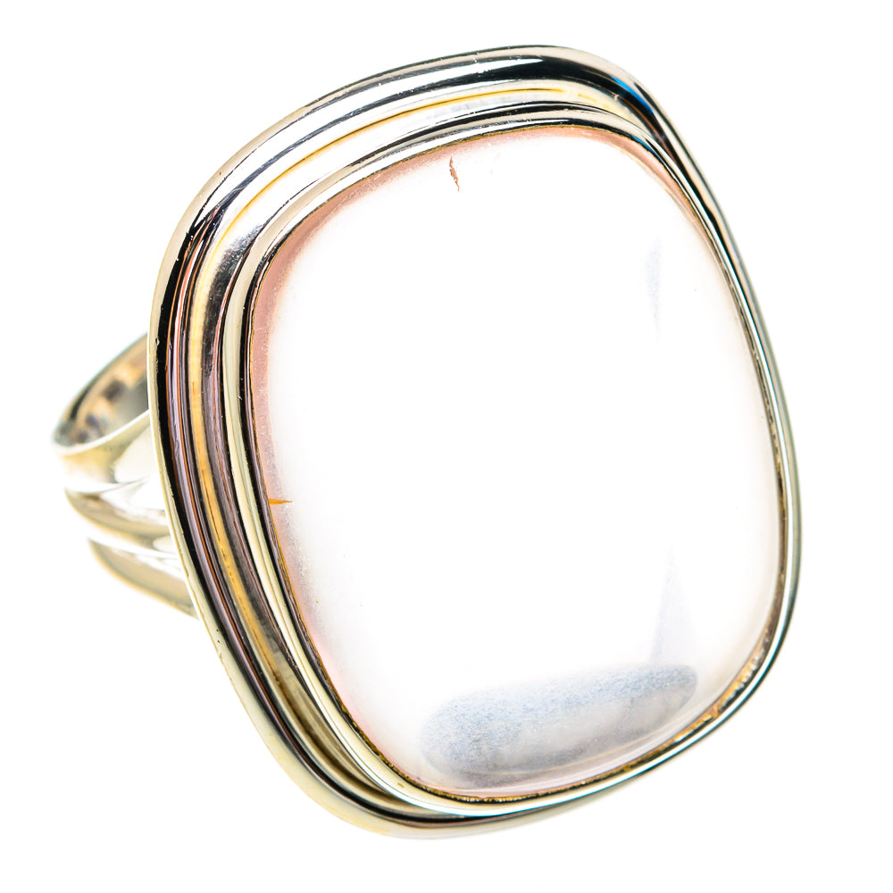 Rose Quartz Rings handcrafted by Anasilvercos - RING76940