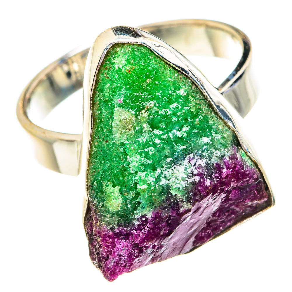 Ruby Zoisite Rings handcrafted by Anasilvercos - RING76954