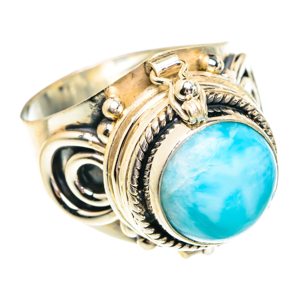 Larimar Rings handcrafted by Anasilvercos - RING76963