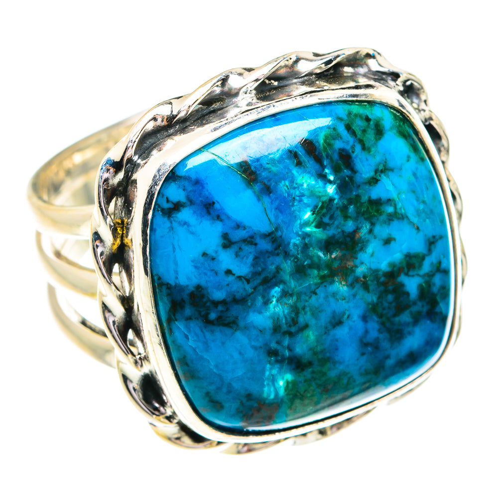 Chrysocolla Rings handcrafted by Anasilvercos - RING76967