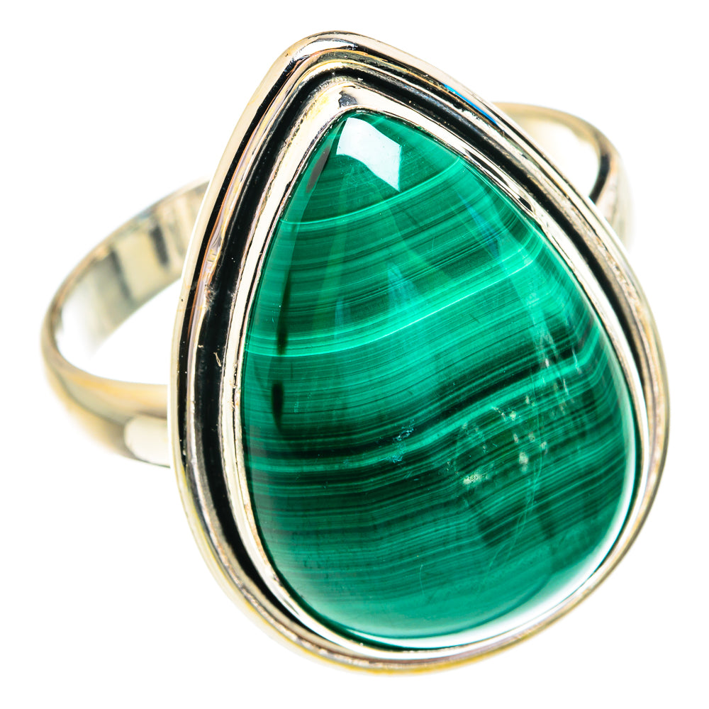 Malachite Rings handcrafted by Anasilvercos - RING76971