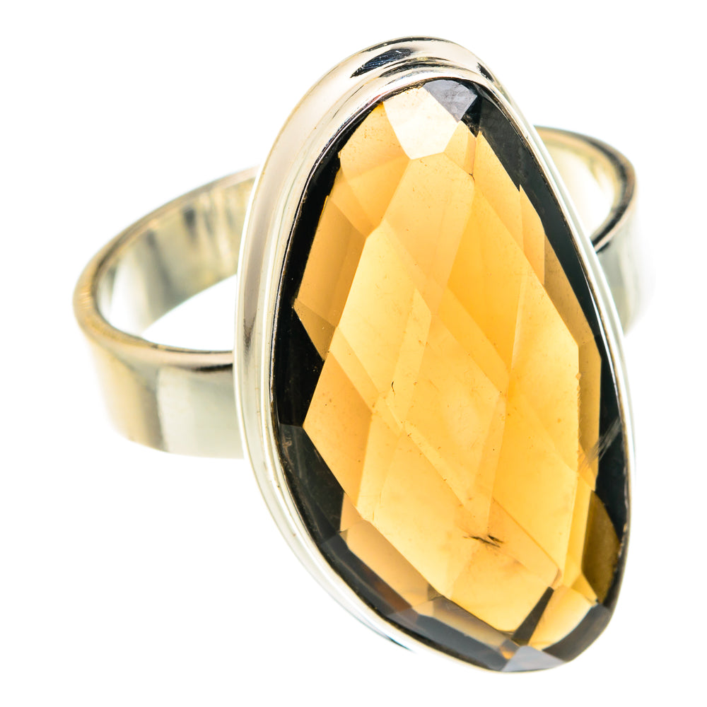 Smoky Quartz Rings handcrafted by Anasilvercos - RING76974