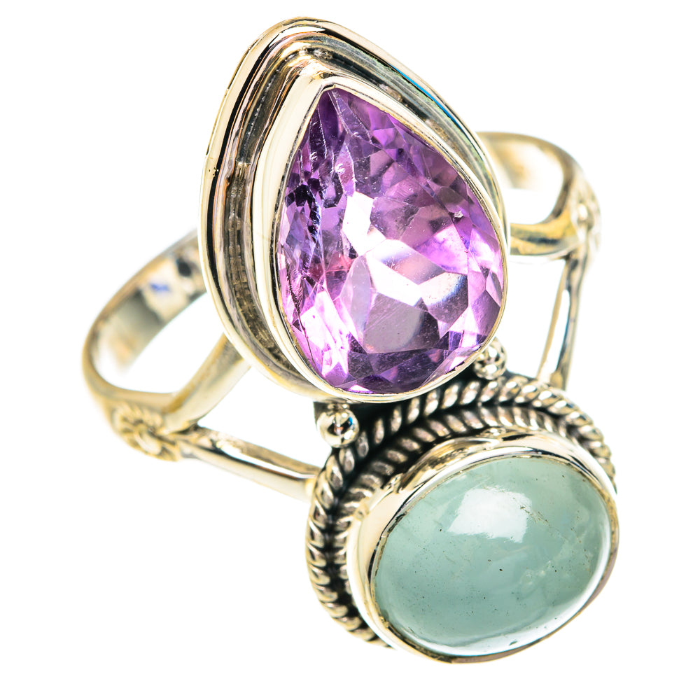 Aquamarine Rings handcrafted by Anasilvercos - RING76988