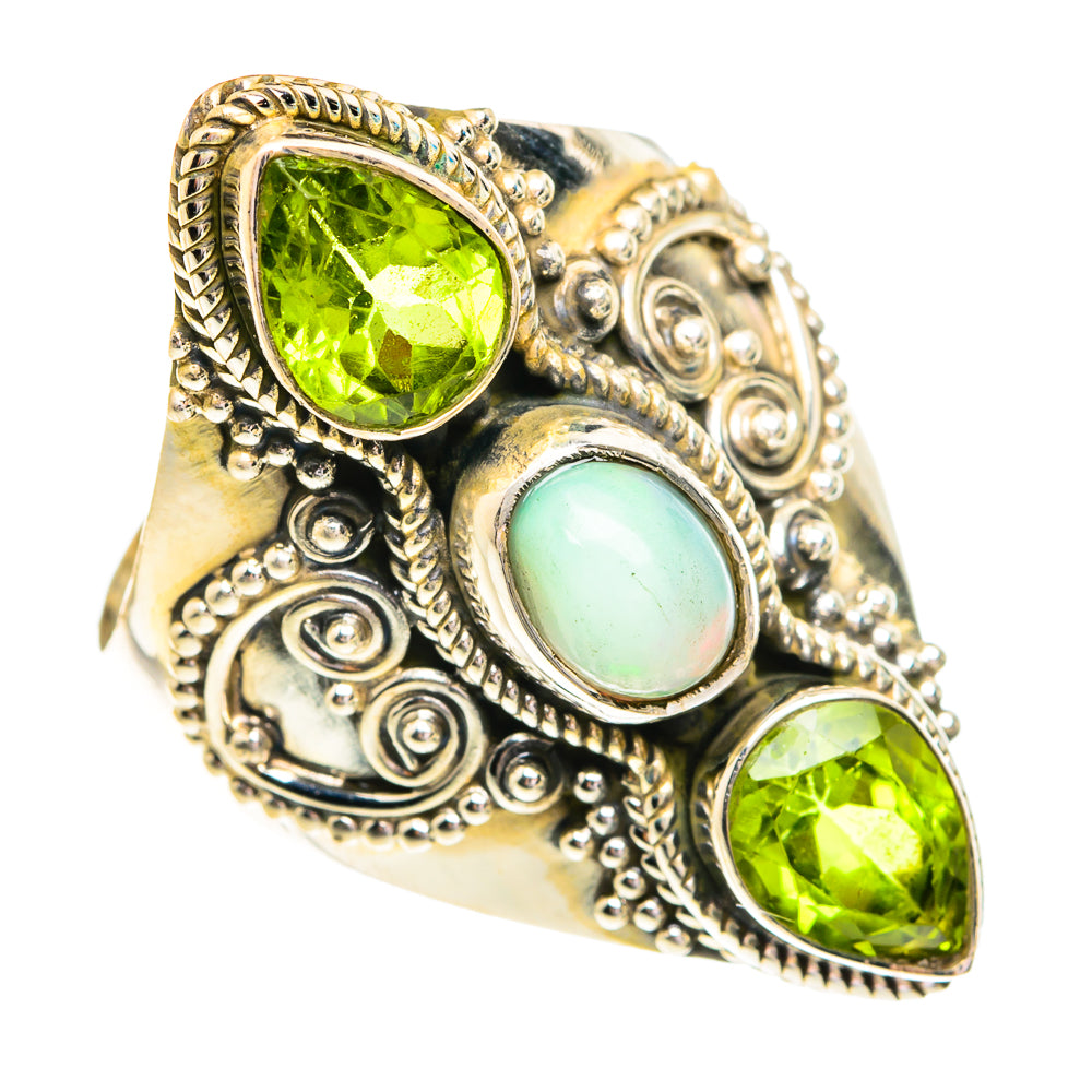 Ethiopian Opal Rings handcrafted by Anasilvercos - RING76989