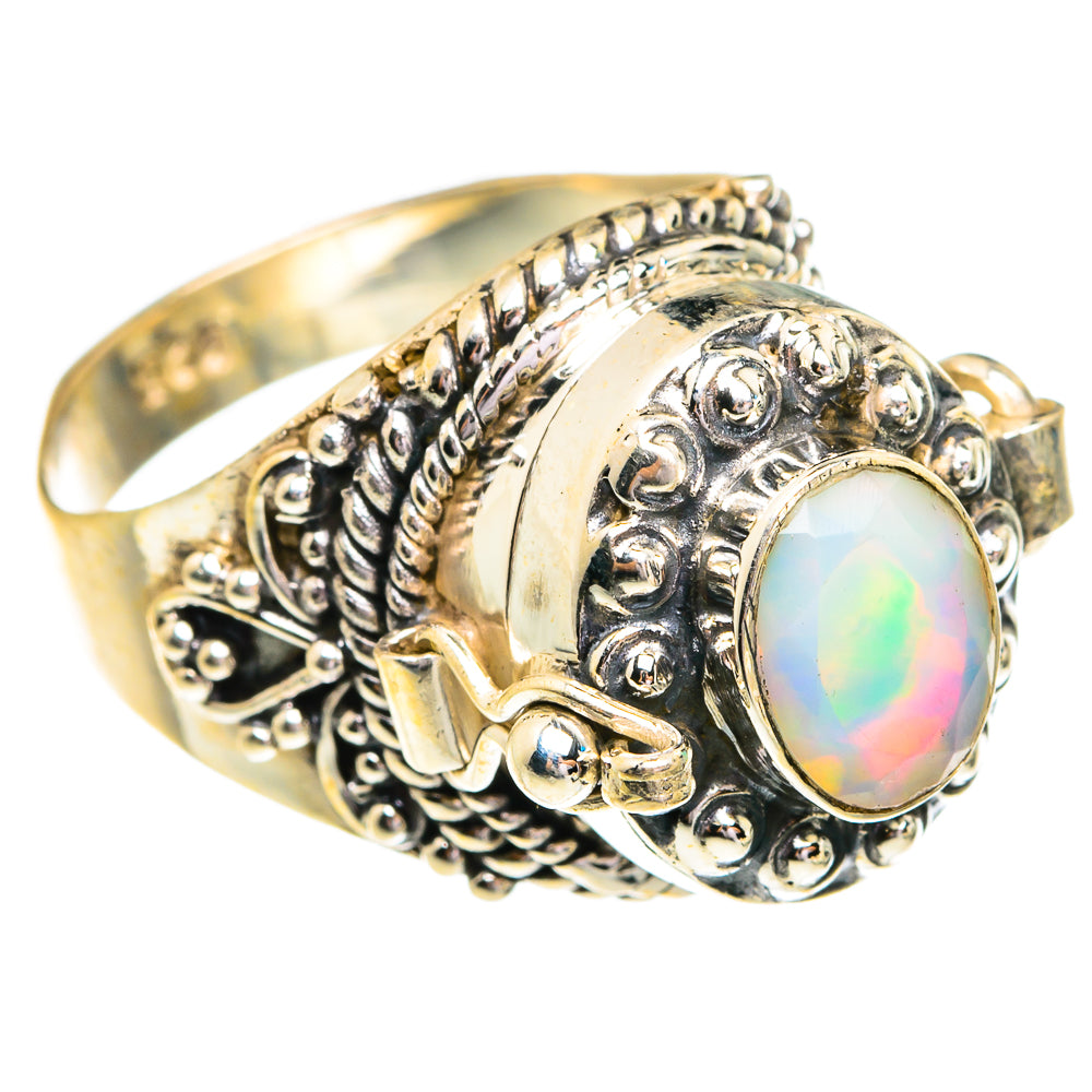 Ethiopian Opal Rings handcrafted by Anasilvercos - RING76991