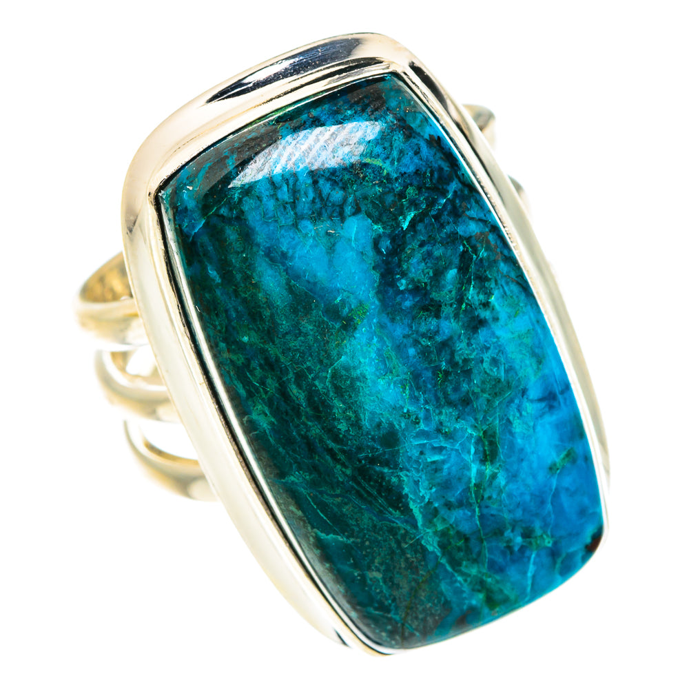 Chrysocolla Rings handcrafted by Anasilvercos - RING76998