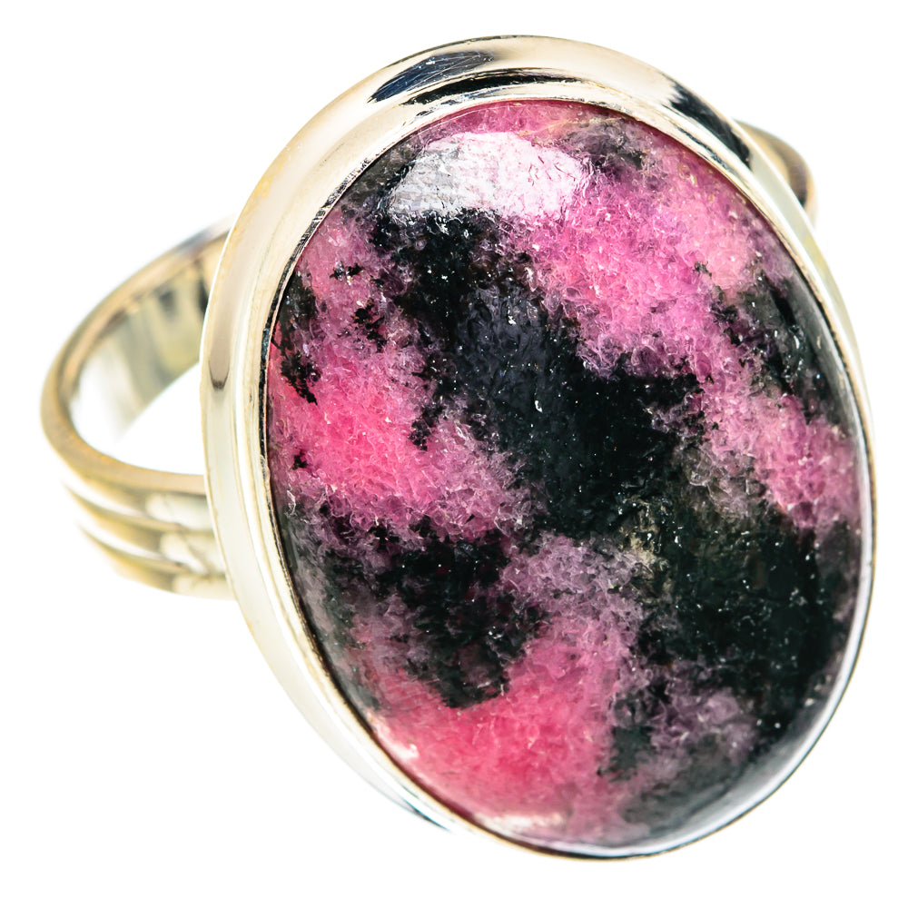 Rhodonite Rings handcrafted by Anasilvercos - RING77008