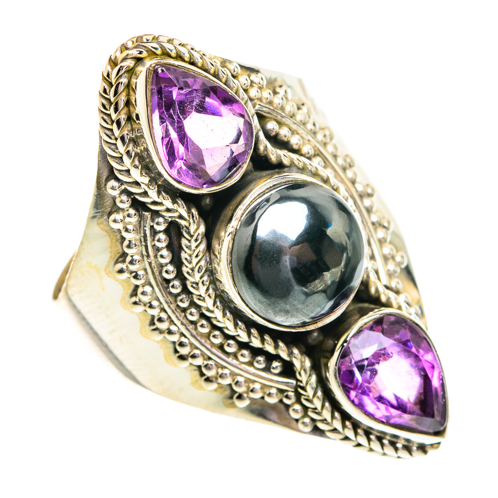 Hematite Rings handcrafted by Anasilvercos - RING77009