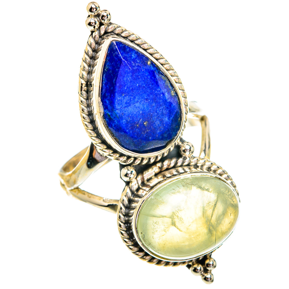 Lapis Lazuli Rings handcrafted by Anasilvercos - RING77012