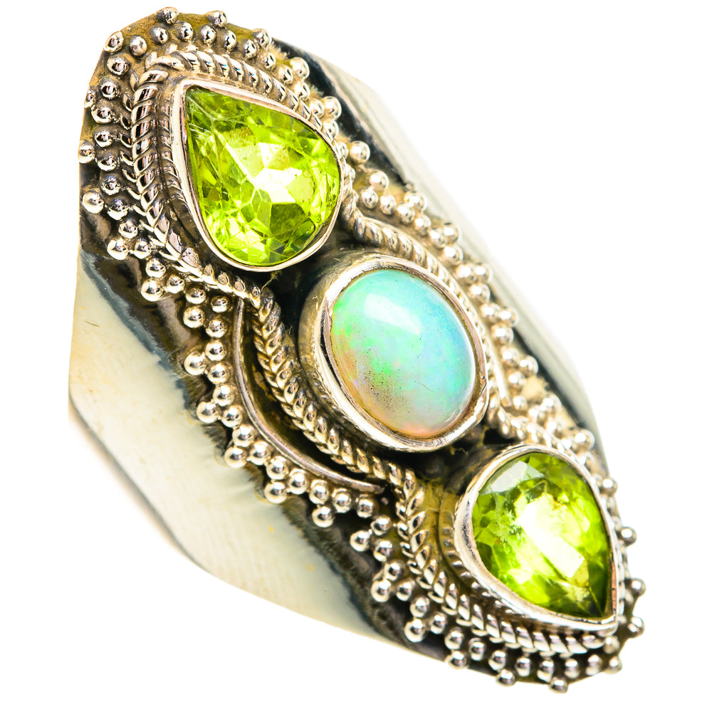 Ethiopian Opal Rings handcrafted by Anasilvercos - RING77015