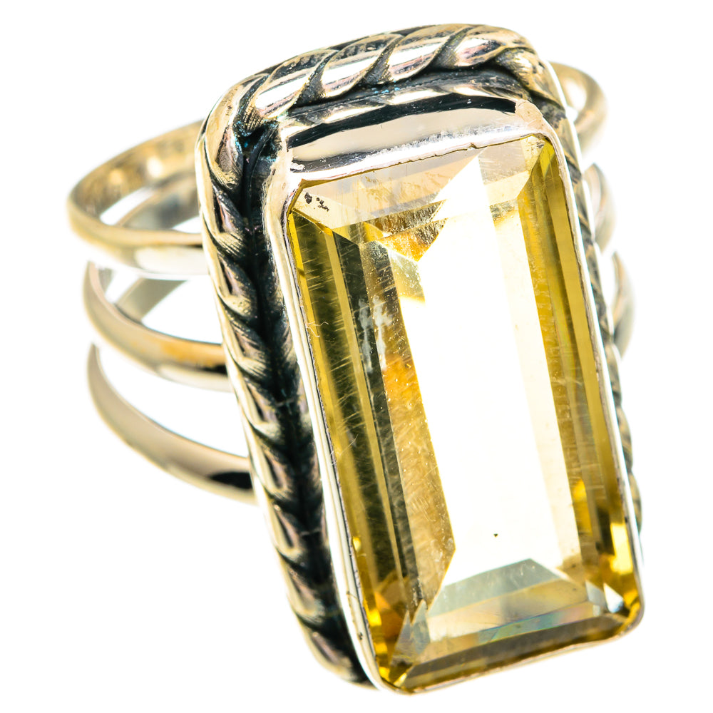 Citrine Rings handcrafted by Anasilvercos - RING77020