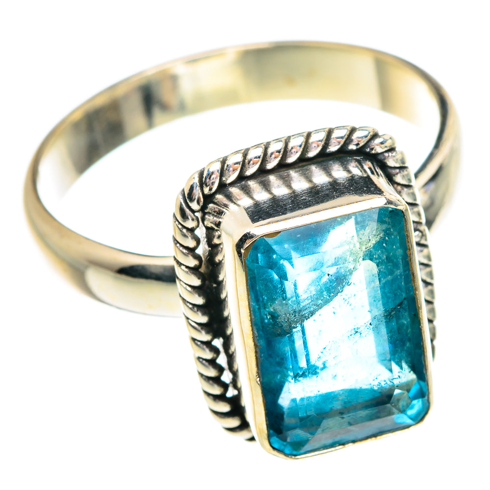 Apatite Rings handcrafted by Anasilvercos - RING77026