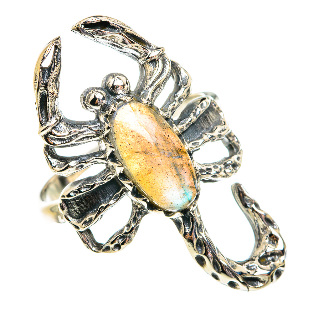 Labradorite Rings handcrafted by Anasilvercos - RING77029
