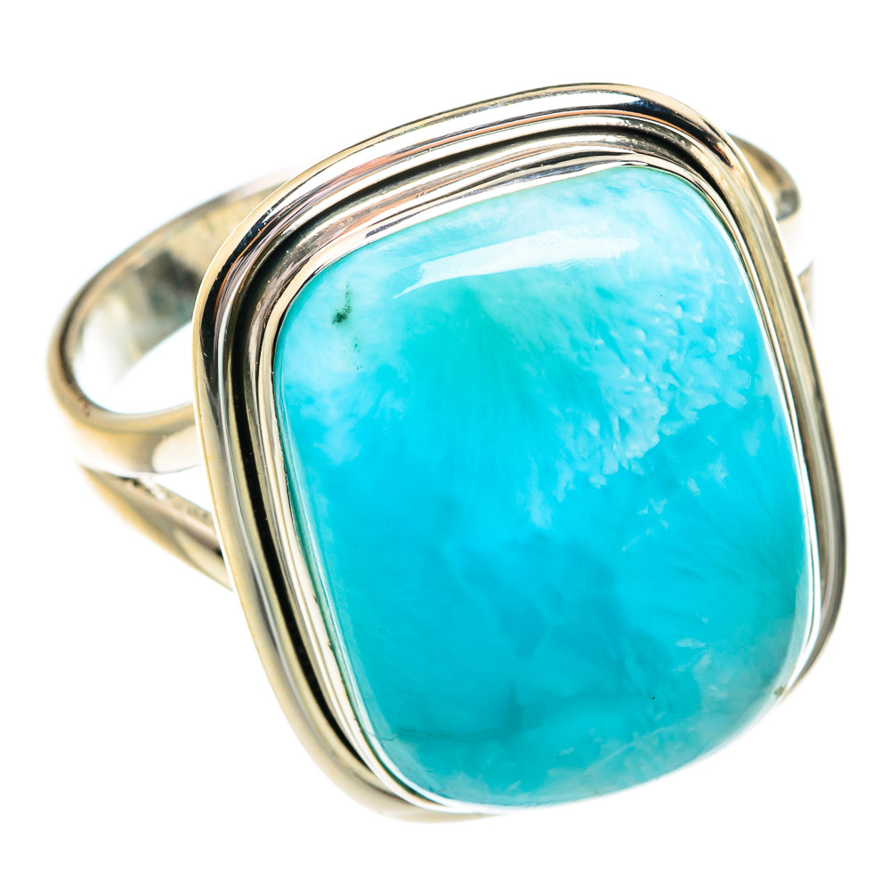 Larimar Rings handcrafted by Anasilvercos - RING77030