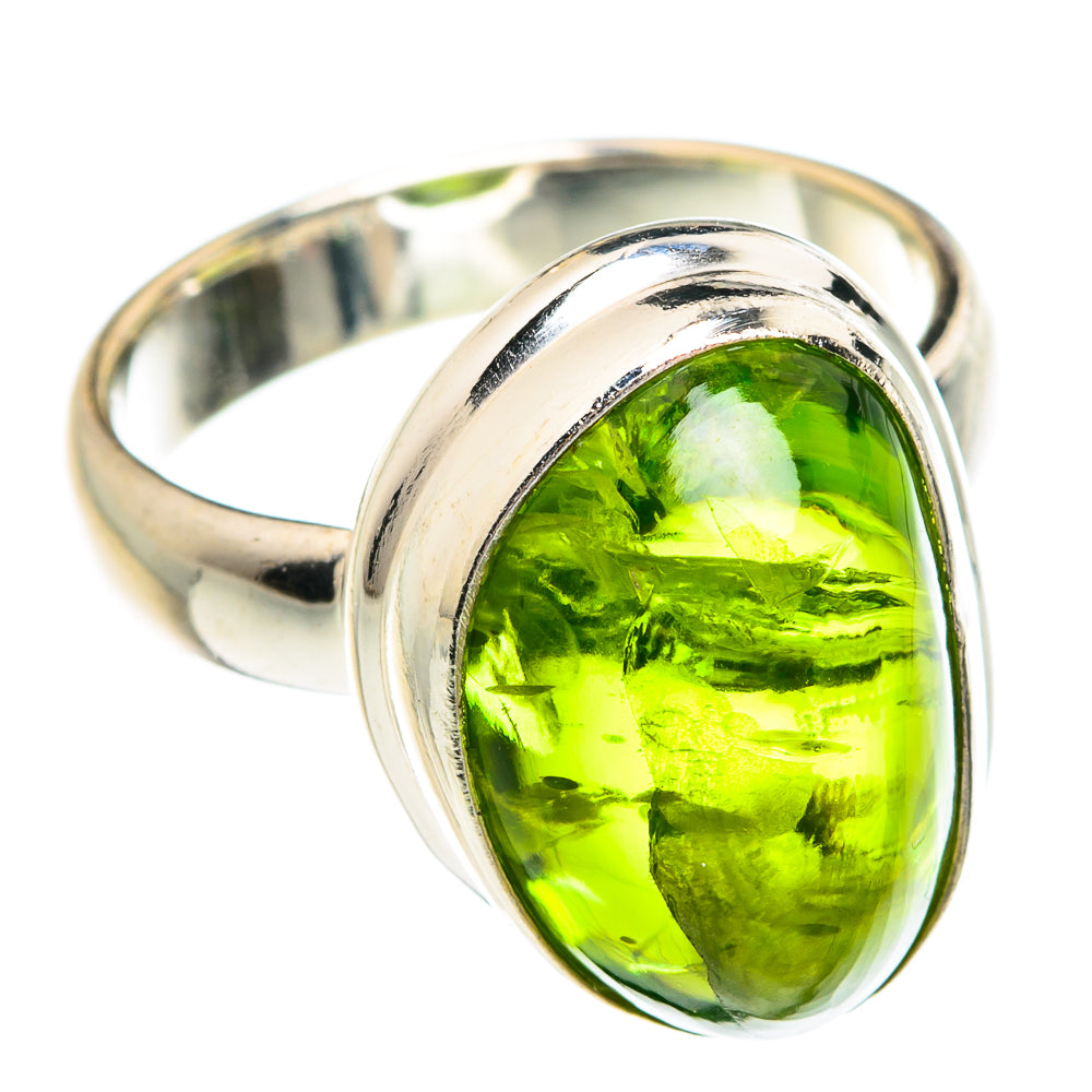 Peridot Rings handcrafted by Anasilvercos - RING77031
