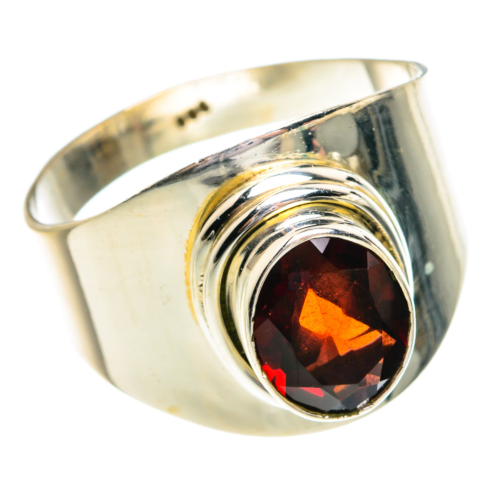 Garnet Rings handcrafted by Anasilvercos - RING77039