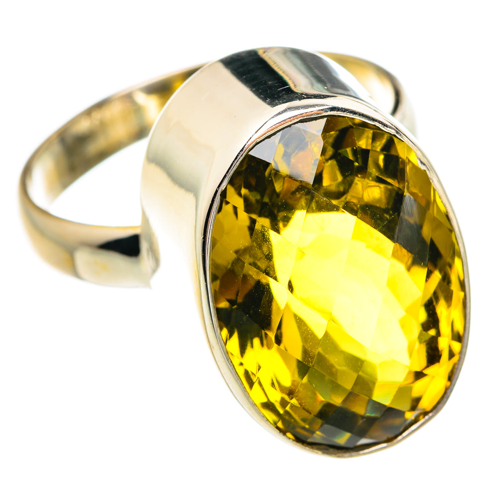 Citrine Rings handcrafted by Anasilvercos - RING77052
