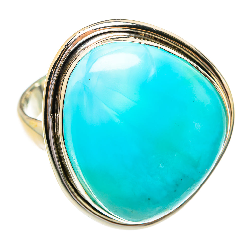 Larimar Rings handcrafted by Anasilvercos - RING77055