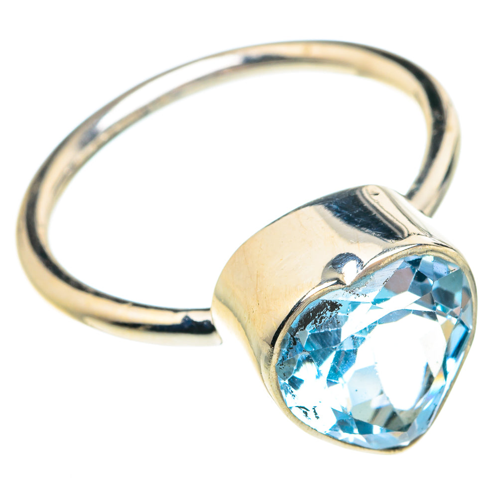 Blue Topaz Rings handcrafted by Anasilvercos - RING77060