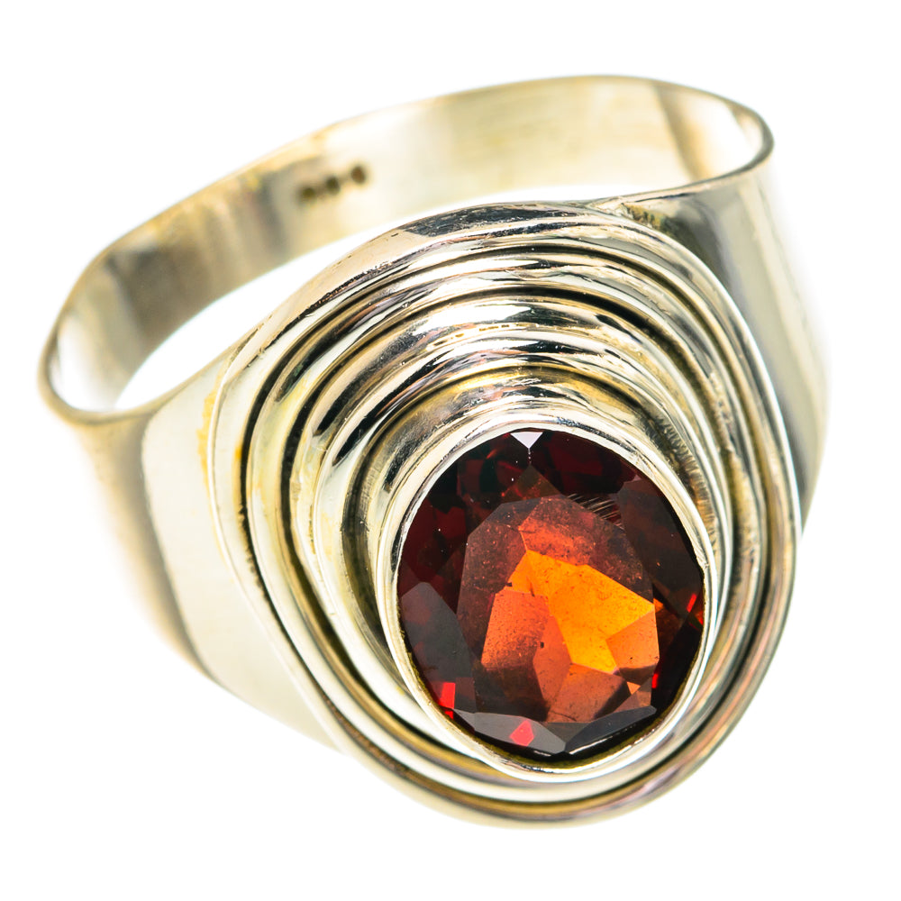 Garnet Rings handcrafted by Anasilvercos - RING77070