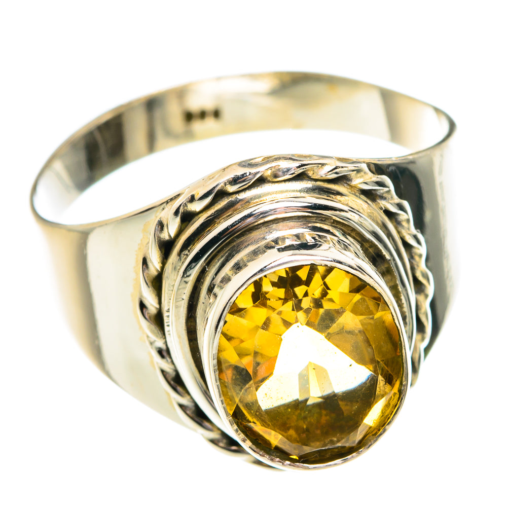 Citrine Rings handcrafted by Anasilvercos - RING77095