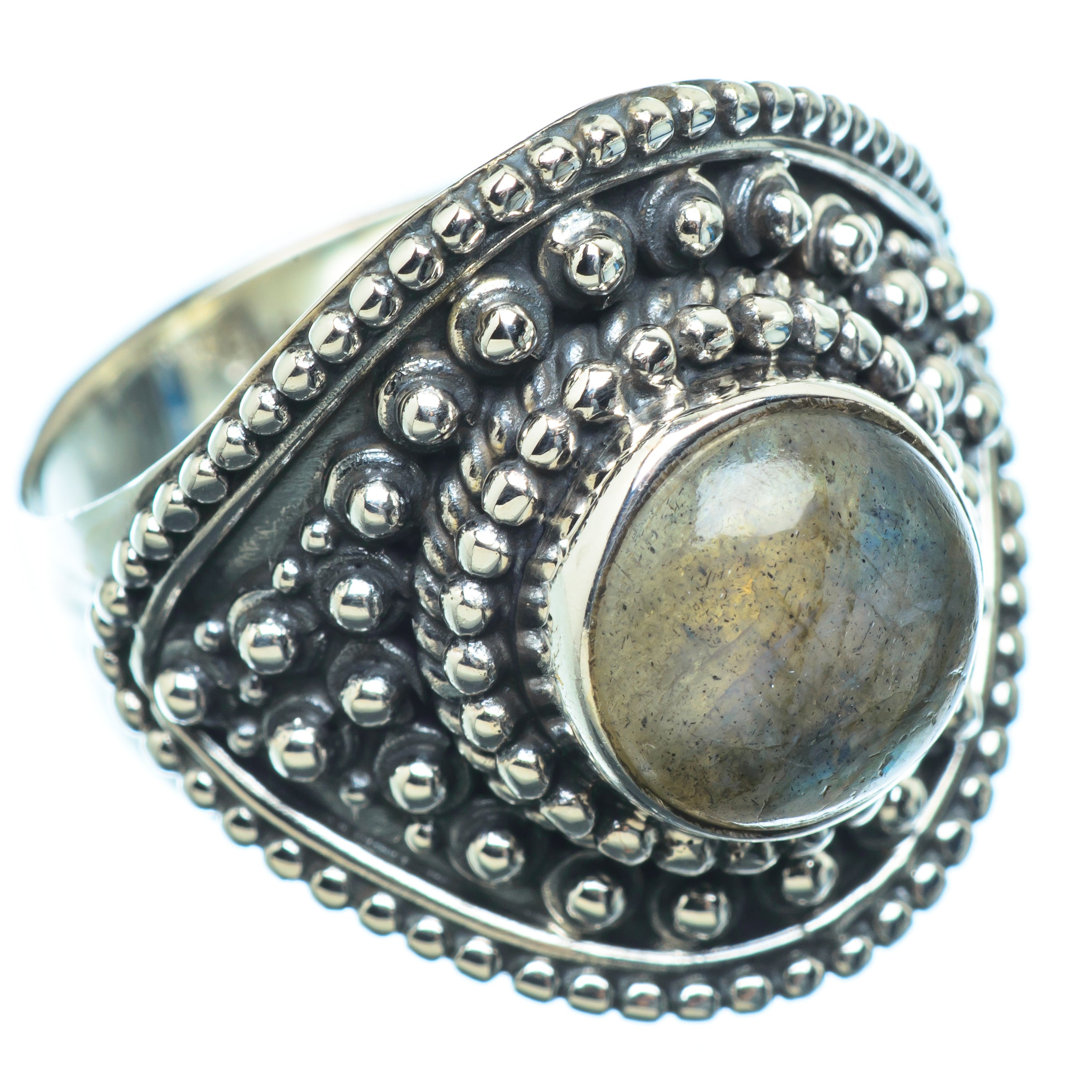 Labradorite Rings handcrafted by Anasilvercos - RING7710