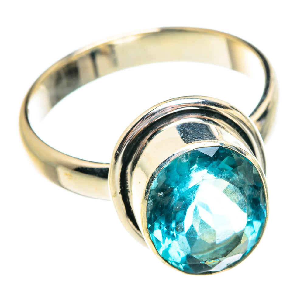Blue Topaz Rings handcrafted by Anasilvercos - RING77113