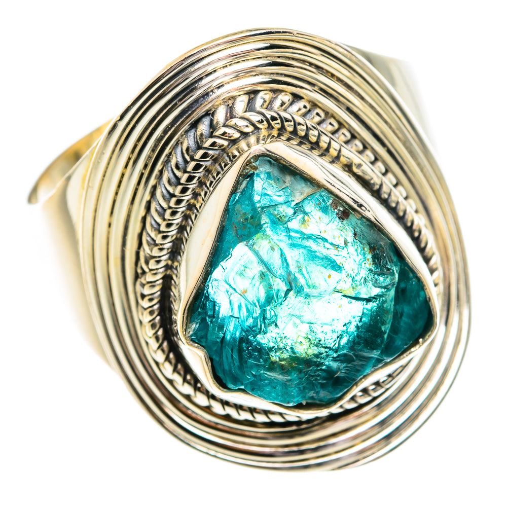 Apatite Rings handcrafted by Anasilvercos - RING77115