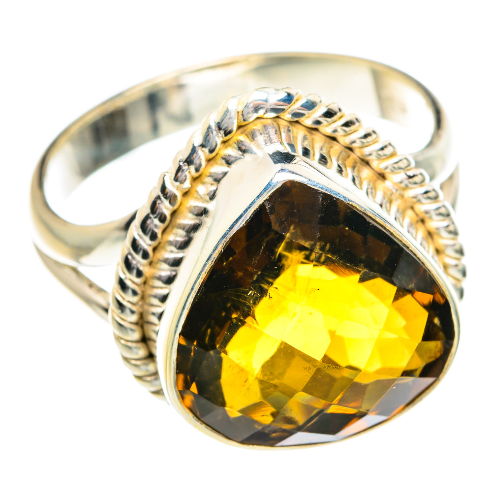 Mandarin Citrine Rings handcrafted by Anasilvercos - RING77122