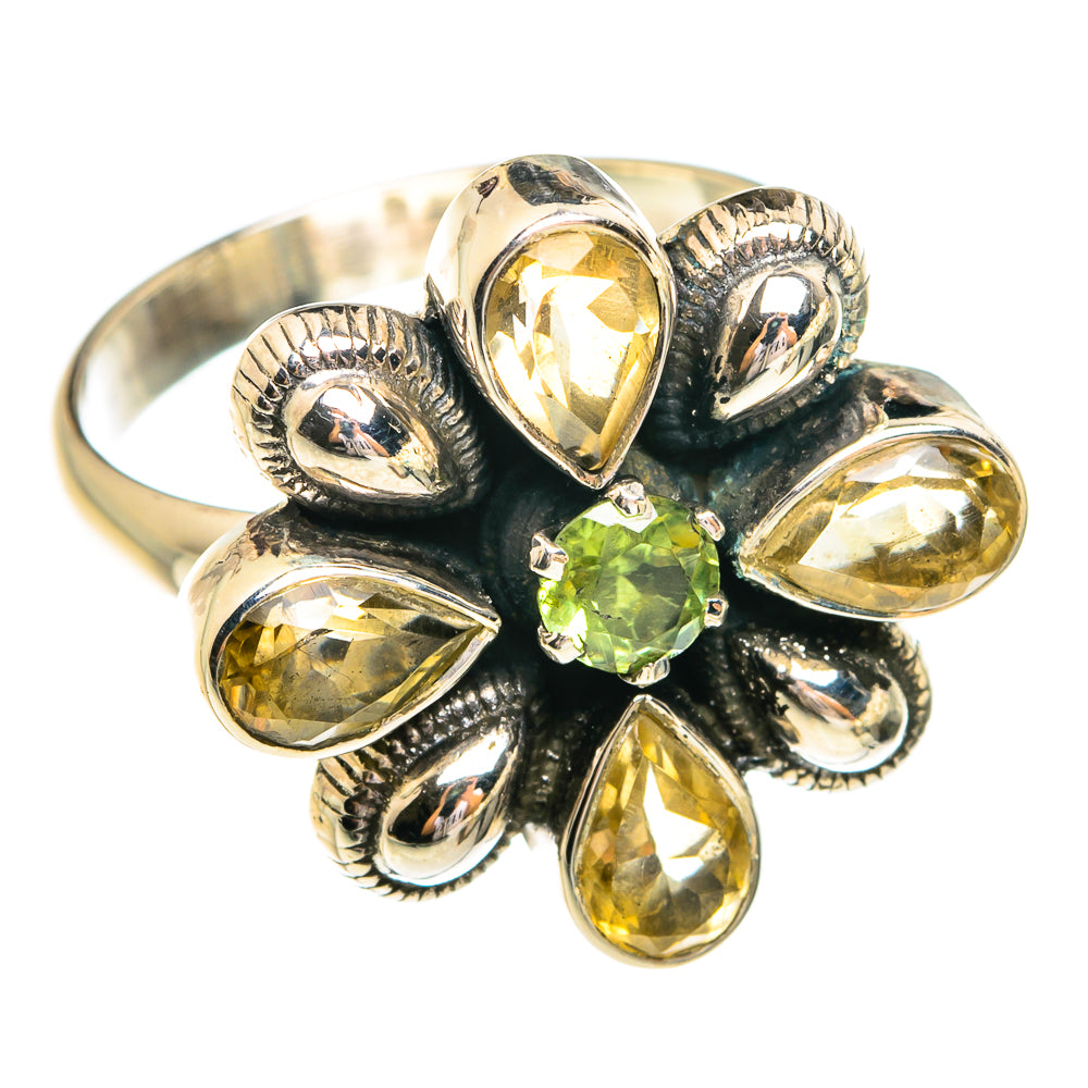 Mandarin Citrine Rings handcrafted by Anasilvercos - RING77123