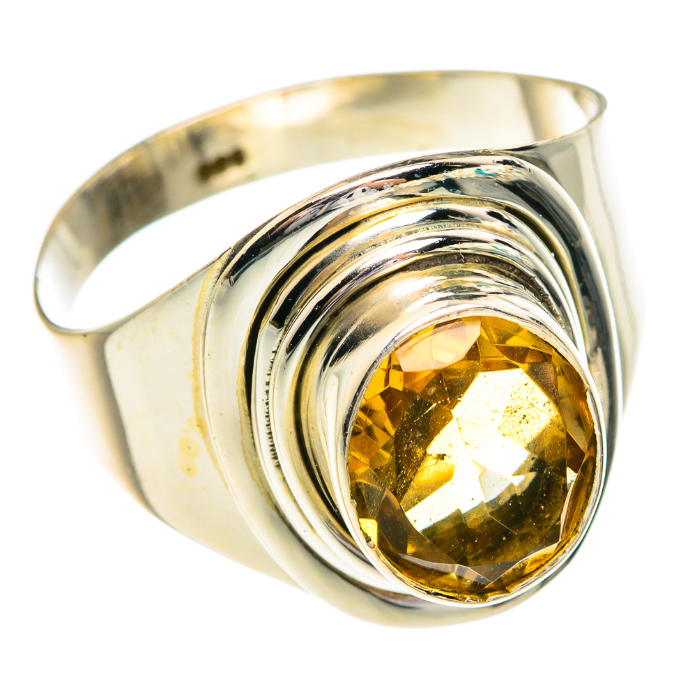 Mandarin Citrine Rings handcrafted by Anasilvercos - RING77124