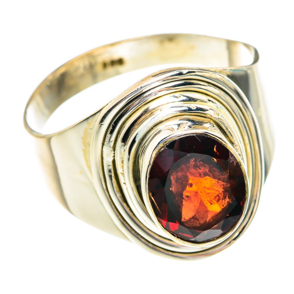 Garnet Rings handcrafted by Anasilvercos - RING77127