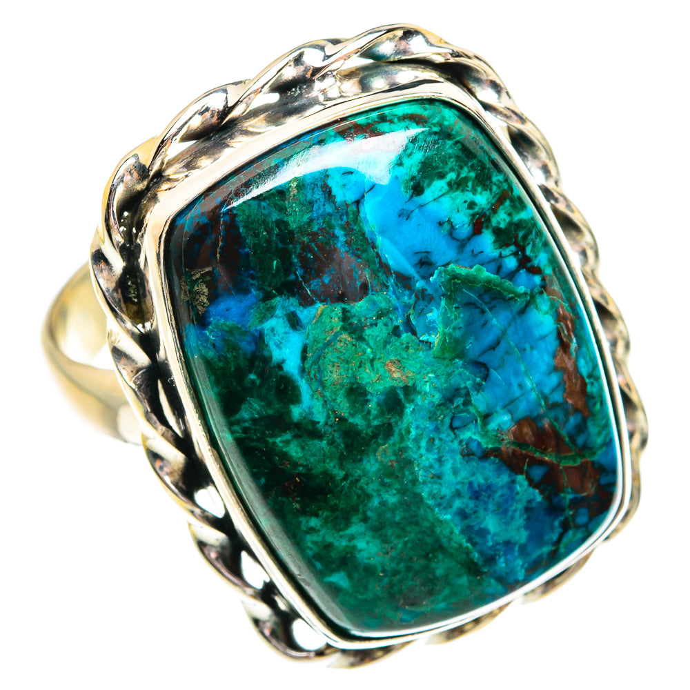 Chrysocolla Rings handcrafted by Anasilvercos - RING77139