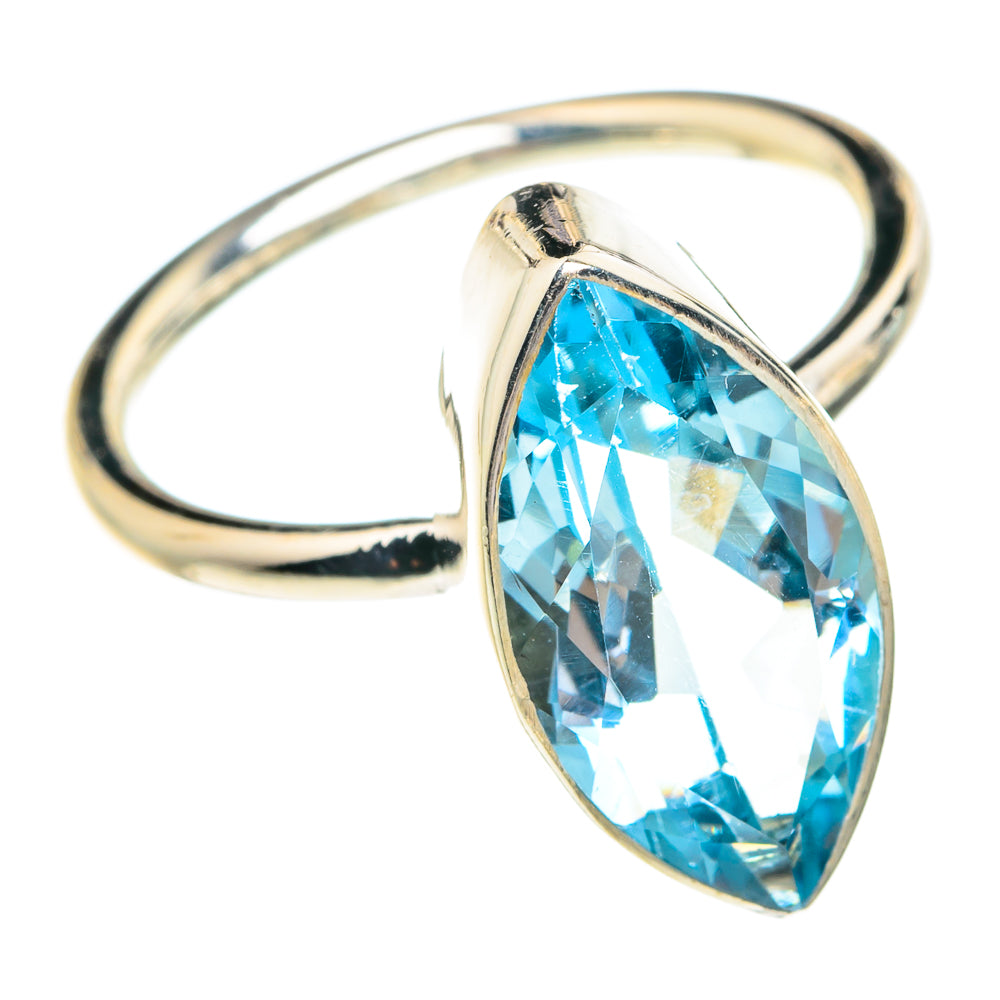 Blue Topaz Rings handcrafted by Anasilvercos - RING77142