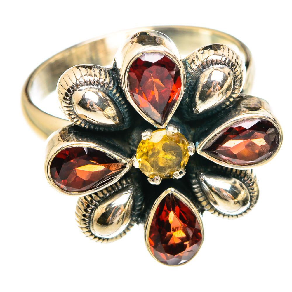 Garnet Rings handcrafted by Anasilvercos - RING77154