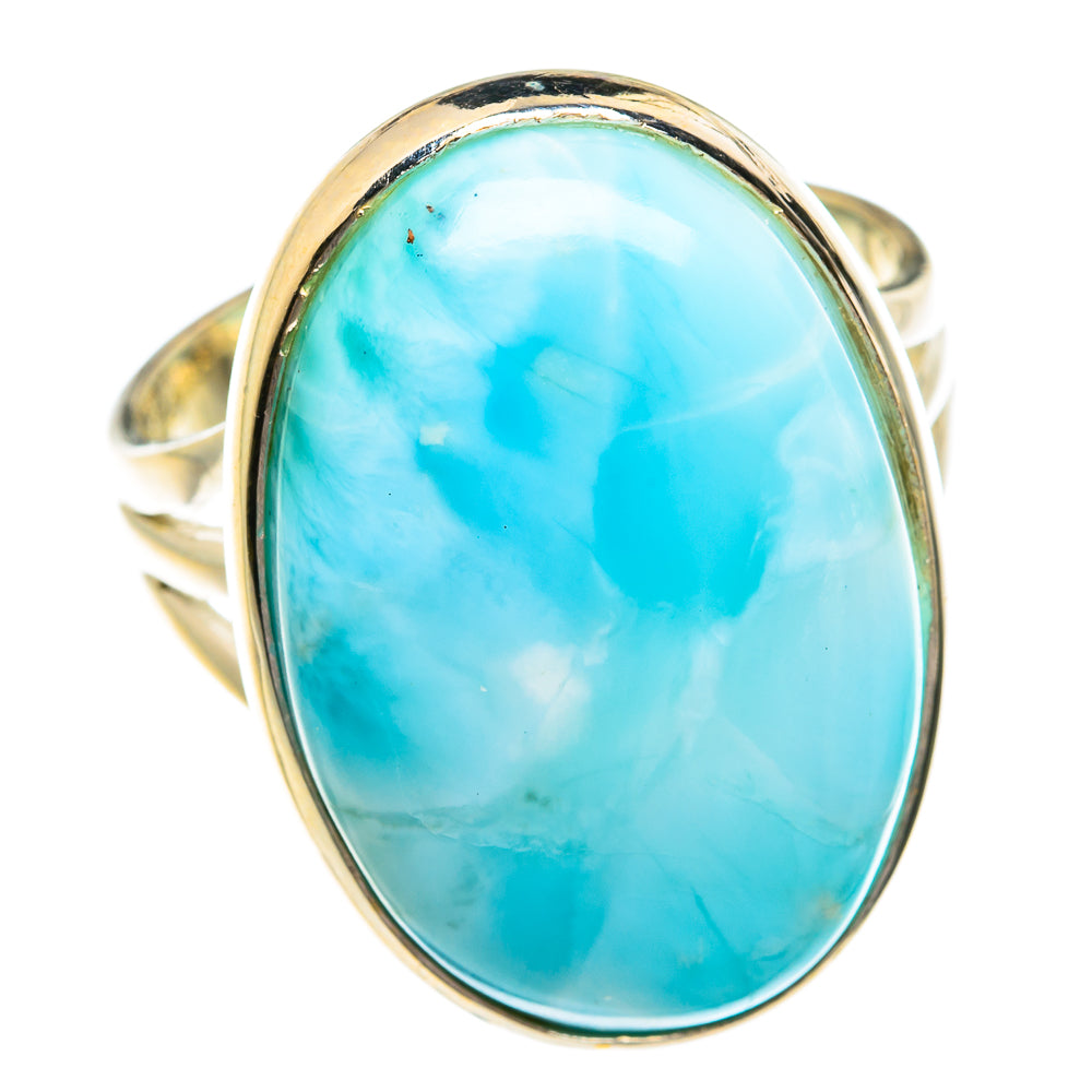 Larimar Rings handcrafted by Anasilvercos - RING77169