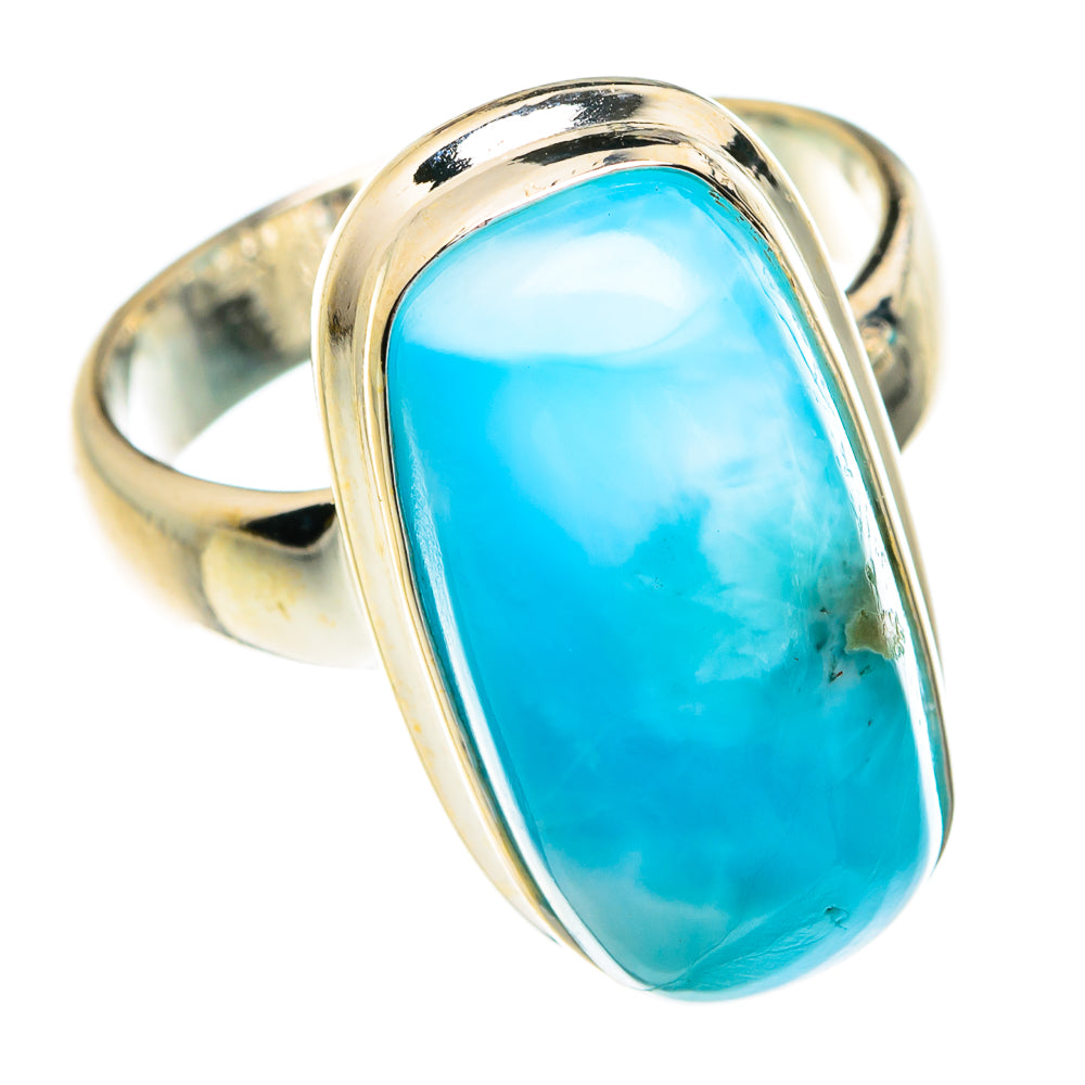 Larimar Rings handcrafted by Anasilvercos - RING77171