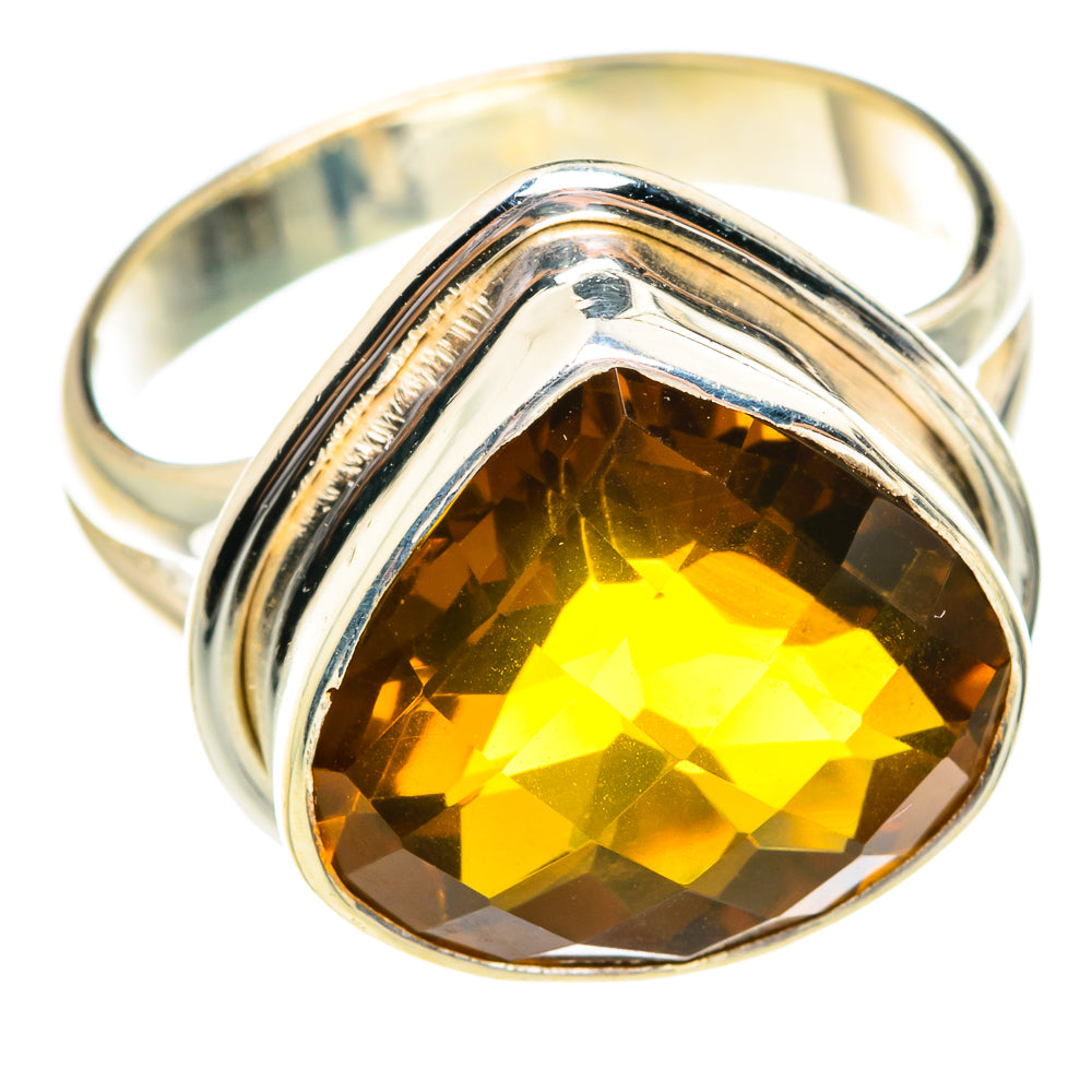 Mandarin Citrine Rings handcrafted by Anasilvercos - RING77176