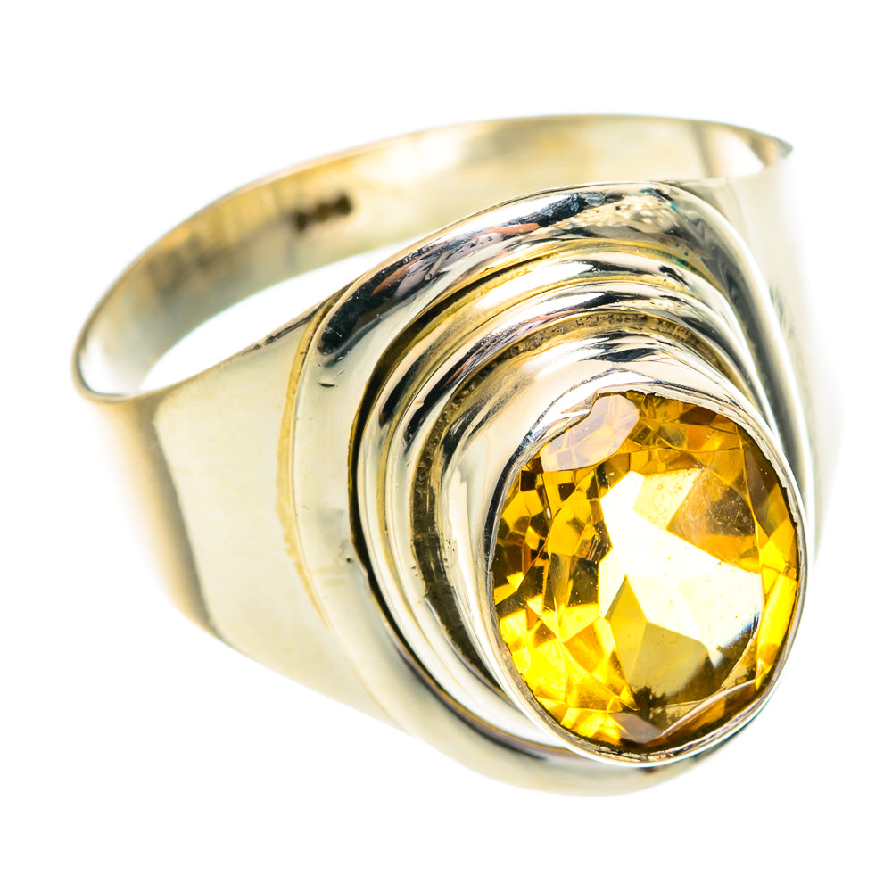 Mandarin Citrine Rings handcrafted by Anasilvercos - RING77177