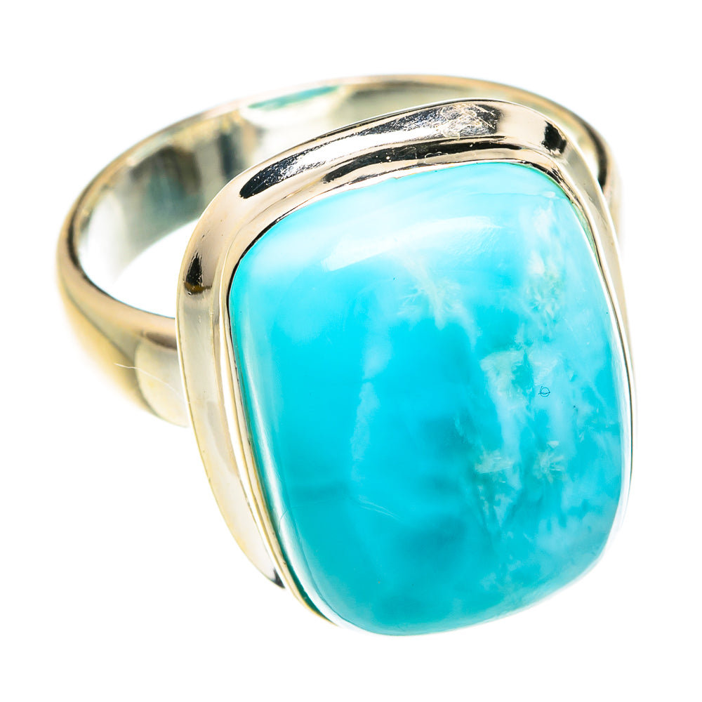 Larimar Rings handcrafted by Anasilvercos - RING77194