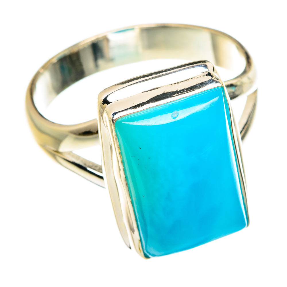 Larimar Rings handcrafted by Anasilvercos - RING77197